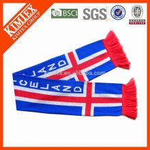 2015 custom knit football fan scarf